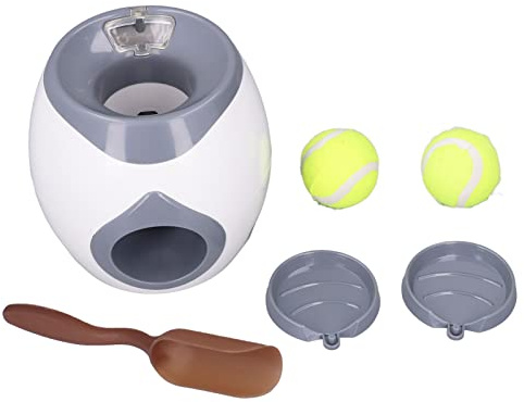 Hundautomatisk Bollkastare, Plastmaskin för Hundtennisbollskastning Håll Husdjuret Sysselsatt Luktfri Intelligent Träning för Hundträning