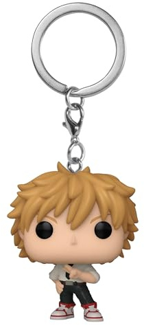 Funko POP! Keychain: Chainsaw Man (CSM) - Denji | Official Anime Merch - Mini Figurine Keyring for Keys, Bags and Backpacks - Stocking Filler and Party Bag Gift
