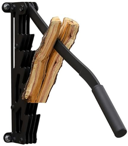 POWHA Spaccalegna da ardere a Parete, Spaccalegna Portatile con Leva Manuale, Spaccalegna con Viti, Spaccalegna, Taglialegna for caminetti, Griglie for Barbecue