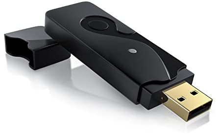 CSL - USB WLAN Stick, DualBand 2,4GHz & 5GHz, 300 Mbit/s, USB WiFi Adapter für PC/Desktop/Laptop, Kompatibel mit Windows 7-11