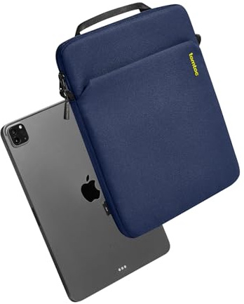 tomtoc Light-B19 Slim 13 Inch iPad Sleeve Shoulder Bag for 2025 iPad Pro M5/M4 with Acessories Storage, Eco-Friendly Fabric, Tailored for iPad Pro with Magic Keyboard and Smart Keyboard Folio