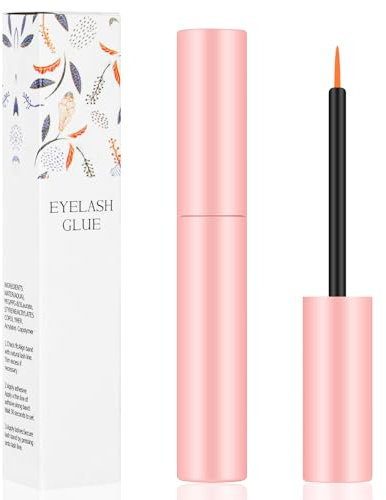Colla per Extension Ciglia, 5ml Colla per Ciglia Finte Eyelash Glue Asciugatura Rapida, Colla Adesiva per Ciglia 24 Ore, Lash Adhesive a Lunga Durata