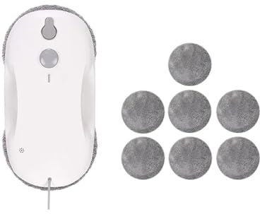 MZZYG Robot lavavetri CW1 Lavavetri Robot Elettrico Intelligente for La Casa con Spruzzatore Aspirapolvere Automatico Aspirazione Ciclonica 3000Pa Veloce E Sicura(CW1)