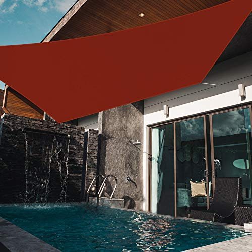 Waterproof Rectangle Sun Shade Sail 2m x 5m with Free Rope UV Block Canopy for Outdoor Garden Patio Backyard Activities Awning for Facility