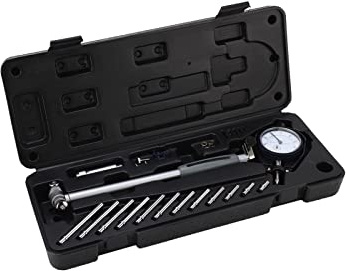 Dial Bore Gauge Self-Centering Cylinder Bore Gauge Aluminum Alloy Internal Diameter Cylinder Gauge High Accuracy 50-160mm Measuring Range Digital Bore Gauge, (Inner Diameter
