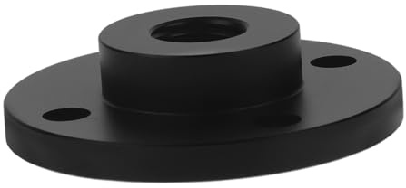 Toyvian Mikrofon Schwarze mit aus Stabilem Aluminiumlegierung Wandhalterung Montage 3/8-16 Gewindeflansch Flexible für Projektorüberwachung und Mikrofonständer