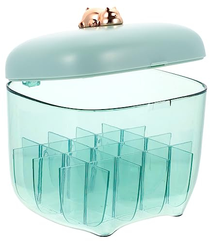 CALLARON Lipstick Storage Stand Multi Grid Makeup Organizer for Lip Gloss Household Cosmetics Holder Durable and Compact Design Transparent Saving Storage for Makeup Artists