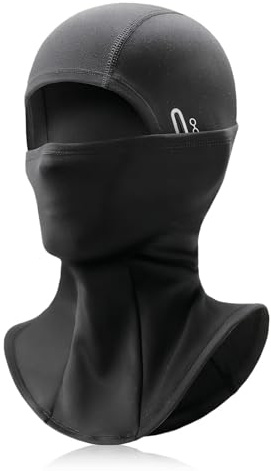 kodivenj Sturmmaske,Skimaske,Skihelm Damen Herren,Sturmhaube Fahrrad für Outdoorsports Radfahren, Snowboarden, Skifahren, Motorradfahren,Atmungsaktive Skimaske, Schwarz