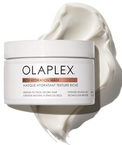 Olaplex Rich Hydration Mask: Cuticle Sealing Mask | Hydrate & Control Frizz | For Dry or Medium to Coarse Hair, 200 ml / 6.7 Fl. Oz.