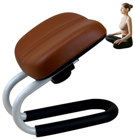 Banc De Prière - Tabouret De Yoga À Cadre En Métal, Siège De Méditation Pliant, Chaise À Genoux Portable Avec Hauteur Réglable | Support De Banc Confortable Pour Le Yoga, Méditation, Relaxation
