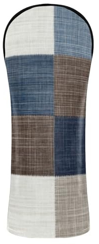 Copertura per mazze da golf vintage retrò impermeabile con etichette numerate per regali da golf per conducenti