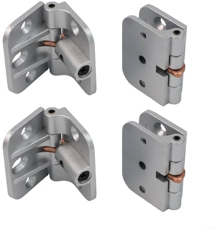 Niceminiwall Lot de 4 charnières verrouillables réglables à 180 degrés avec construction en alliage de zinc pour tables pliantes, portes pliantes et projets de meubles de bricolage