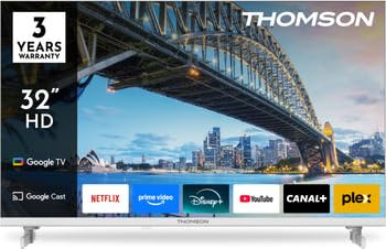 Thomson 32HG2S15W - Tv 32 Pollici Smart Tv HD Led DVB-T2 HEVC/H.265 Wifi Bianco Classe Energetica E