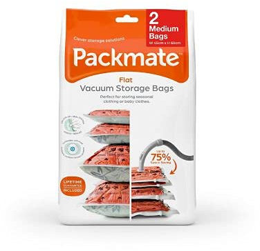 2 Pack-Mate® Medium Flat Vacuum Bags (45 x 60cm)
