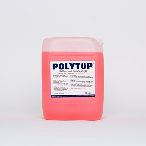 Polytop Reifen- und Gummipflege Reifenglanz Kunststoffpflege Tiefenpfleger Radkästen außen 10 L