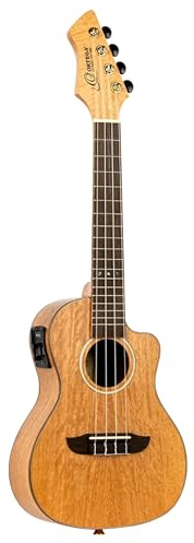 Ortega Guitars Konzert Ukulele Elektro-Akustisch – Horizon Series – Inklusive Gigbag – Mango, Natur (RUMG-CE) | Nylonsaiten, Mangoholz-Decke &-Korpus, offenporiges Satin-Finish, mit Cutaway, inkl. Pro-Gigbag, RUMG-CE
