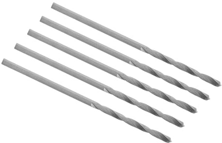 ENT 50015 Träborr i förpackning med 5 Ø 1,5 mm Höghastighetsstål (HSS-G) D1,5 x NL11 x GL39 mm - slipad premium HSS träborr