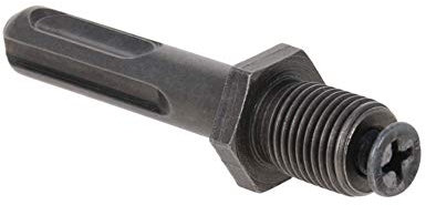 Utoolmart Round Shank Drill Chuck Adapter 45mm Length Rod 40Cr 1/2 Inch Threaded Drill Chuck Arbor for Various Drill Machines Milling Machines Lathes 5pcs