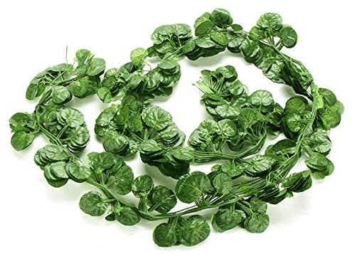 OSALAD 5/12 Stück 2.5m Blumengirlande Fake Rose Vine Künstliche Blumen Wandbehang Rose Ivy Körbe Hochzeit Bogen Garten Hintergrund Dekor