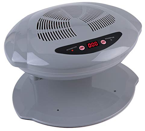 2 in 1 Nagellack-Trockner Maschine 400W Nagellack-Trockner, EU-Stecker 220 V Temperatursensor Nagellack-Trockner, Maniküristen für kühle/warme Luft-Nagelstudios