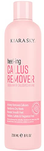 Kiara Sky Heeling Callus Remover Gel Salon Grade Home Pedicure Supplies for Rough, Dry, Cracked Skin, Heavy Duty Callus Remover for Feet 8 oz