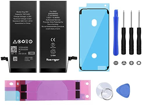 kit Batterie pour iphone 8 (Joint Noir)