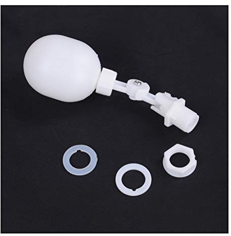 DOLUNTO 1PCS 3/8 Inch Adjustable Mini Plastic Float Valve Ball Aquarium Control Safety Check Switch Compatible with Water Tower Tank