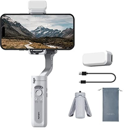 hohem iSteady XE Gimbal Stabilisator för smartphone, 3-axlig telefonstabilisator med stativ för videoinspelning, 280 g laddningskapacitet, ersättning för iPhone 14 Pro/13