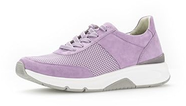 Gabor Damen Low-Top Sneaker, Frauen Halbschuhe,Plateausohle,straßenschuhe,Strassenschuhe,Sportschuhe,Freizeitschuhe,New Flieder,40 EU / 6.5 UK