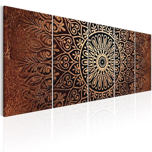 murando - Akustikbild 150x60 cm Bilder mit Akustikschaumstoff Hochleistungsschallabsorber Schallschutz Leinwandbild XXL 5 tlg Wandbild f-A-0632-b-n