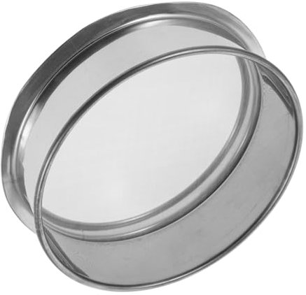 AUTSUPPL Colador De Malla Fina Para Esmalte De Acero Inoxidable Cedazo Redondo De Mallas Filtro Para Pinturas y Adecuado Para Proyectos Cerámicos Industriales y Manuales