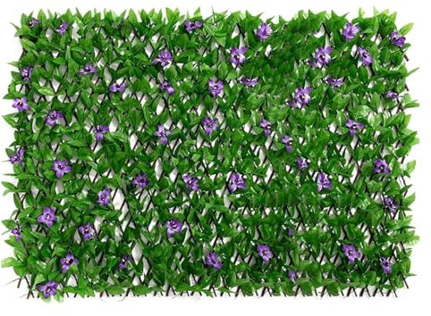 MZPOZB Balkon Sichtschutz 40 cm erweiterbarer Zaun-Sichtschutz for Balkon, Terrasse, künstlicher Efeu-Zaun im Freien, for Garten, Hinterhof, Heimdekorationen Balkonverkleidung