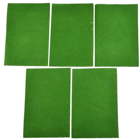 LXHZSY Kunstrasenmatte 5 stücke Faux Turf Künstliche Grünland Simulation Moos Rasen Rasen Gefälschte Grüne Gras Matte Teppich DIY Micro Landschaft Hause Boden Decor