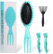 Vinabo Peine Pelo Rizado, Cepillo Cerdas Jabali Cepillo Pelo Rizado para Peinar y Dar Forma a Los Rizos, Bounce Curl Brush para Todo Tipo de Cabello (Verde)
