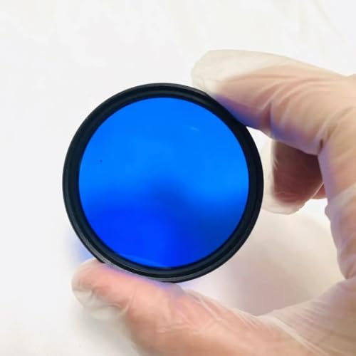 NVZPG AP Différentes Tailles 58mm Rond 450nm et 800nm ​​Infrarouge IR Filtre Passe-Haut Verre Bleu QB19 for la Photographie d'appareil Photo(49mm)