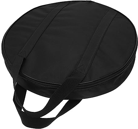 Gong Schutztasche 40x8cm, Tragbare Aufbewahrungstasche | Oxford Stoff, Schwarz, Rostfester Reißverschluss, Handlich zum Tragen, 1 Stück