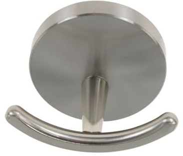 Vetrineinrete® Appendino gancio per accappatoio asciugamani acciaio satinato accessori da bagno