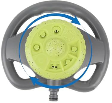 Arroseur de Jardin pour pelouses – Arroseur de Jardin avec répartition rotative de l'eau, arrosage de Grandes Surfaces pour agricoles