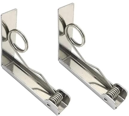 DPSQQ Pinces à Nappe, 4 pièces, Pinces à Nappe en Acier Inoxydable, Pinces de Grand diamètre 6 cm for Pinces à Nappe extérieures et intérieures