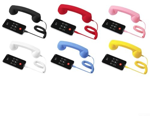 Yhenlovtt Retro Phone Handset With Type-C Wired Connection And ABS Construction, For IPhone & For Android Devices For Calls, Video Conferences