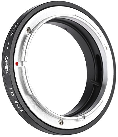 Anneau d Adaptateur de Monture Objectif FD-EOS pour FD sur Corps caméra à EOS EF Métal Haute qualité Conçu la Prise Vue Macro Focus Manuel Exposition Manuelle Contrôle priorité Ouverture