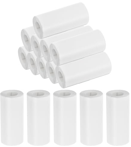 BCOATH Carta Termica per Stampante Termica 57x25 Mm 15 Pezzi Non Adesiva, Ricarica Compatibile per Macchina Fotografica Istantanea, Carta per Etichette e Stampa Creativa per Casa,