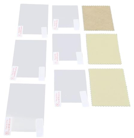 Jelquix Handhållen Spelmaskin Skärmfilm Hög Klarhet Reptålig för Nya 3DS-konsoler 3-pack