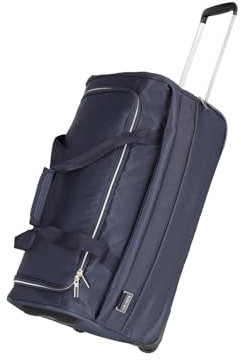 Travelite 2-Rad Trolley Reisetasche mittelgroß aus recyceltem Material, MIIGO, nachhaltige Weichgepäck Reisetasche mit Rollen, 69 cm, 71 Liter