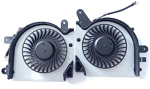 Fleshy Leaf CPU+ GPU Cooling Fan Replacement for MSI GF75 Thin 9SC-027 GF75 8RC GF75 8RD GF75 9SC GF75 9SD MS-17F3 MS-17F2 MS-17F1 Series PAAD06015SL N415 N416