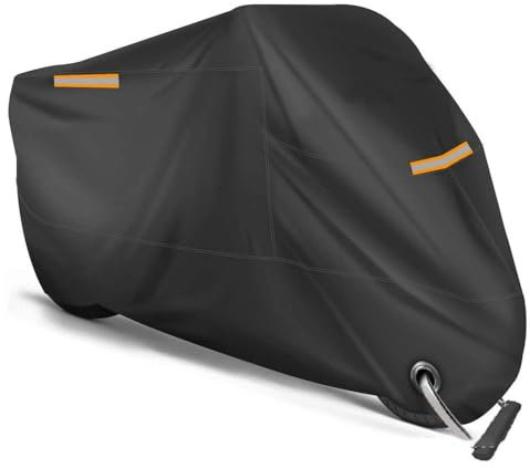 HKSOPC Motorradabdeckung für Ducati XDiavel S 2016-2024, Plane wasserdicht Outdoor Regenschutz Motorrad UV Beständiges Staubschutz Wasserdicht Reißfeste Motorrad Garage