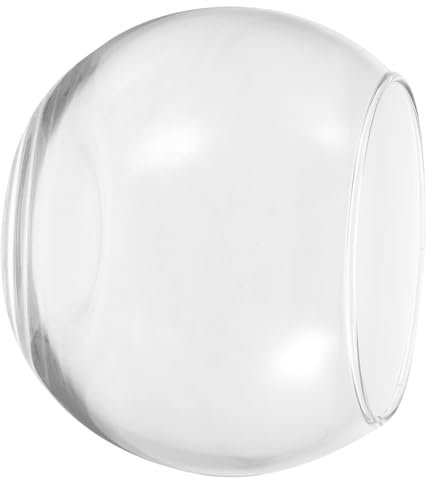 Happyyami 2pièces Bocal Verre Rond pour Plantes Hydroponiques Et Décorations Aquarium Sphérique Transparent pour Bureau Et Salon Vase Moderne pour Fleurs Et Poissons