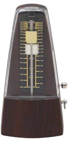 Mechanisches Metronom, 40 Bis 208 BPM, Universeller Musik-Timer, Präzises Rhythmus-Metronom für Klavier, Violine, Gitarre, Bass, Schlagzeug