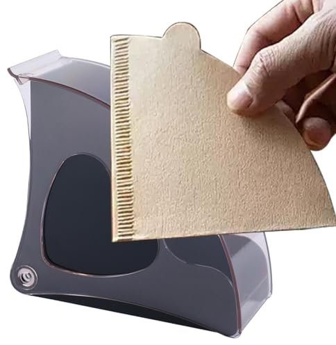 Récipient En Papier À Café – Boîte De Rangement Pour Filtre À Café, Récipient En Papier À Café En Acrylique | Porte-papier Filtre À Café Goutte À Goutte Manuel, Accessoires De Filtre À Café En Papier,