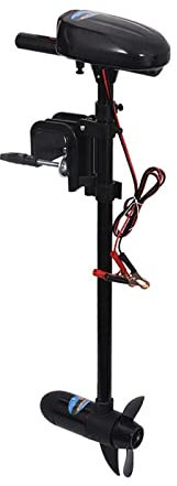 AIRYSSFU Outboard motor, Inflatable Boat Electric Motor Speed Kayak Small Fishing Canoe Dinghy Raft DC Battery Electric Motor Boat Engines